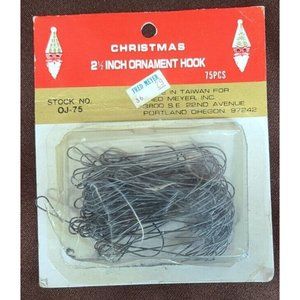 Vintage Christmas Ornament Hooks Original Packaging OPENED Heavy Duty